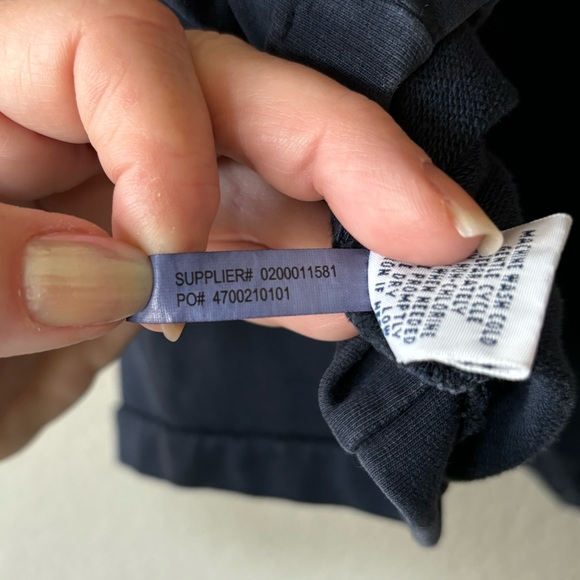 Polo Ralph Lauren Men’s L Navy Long Sleeve 1/4 zip Pullover Sweater - Picture 10 of 12